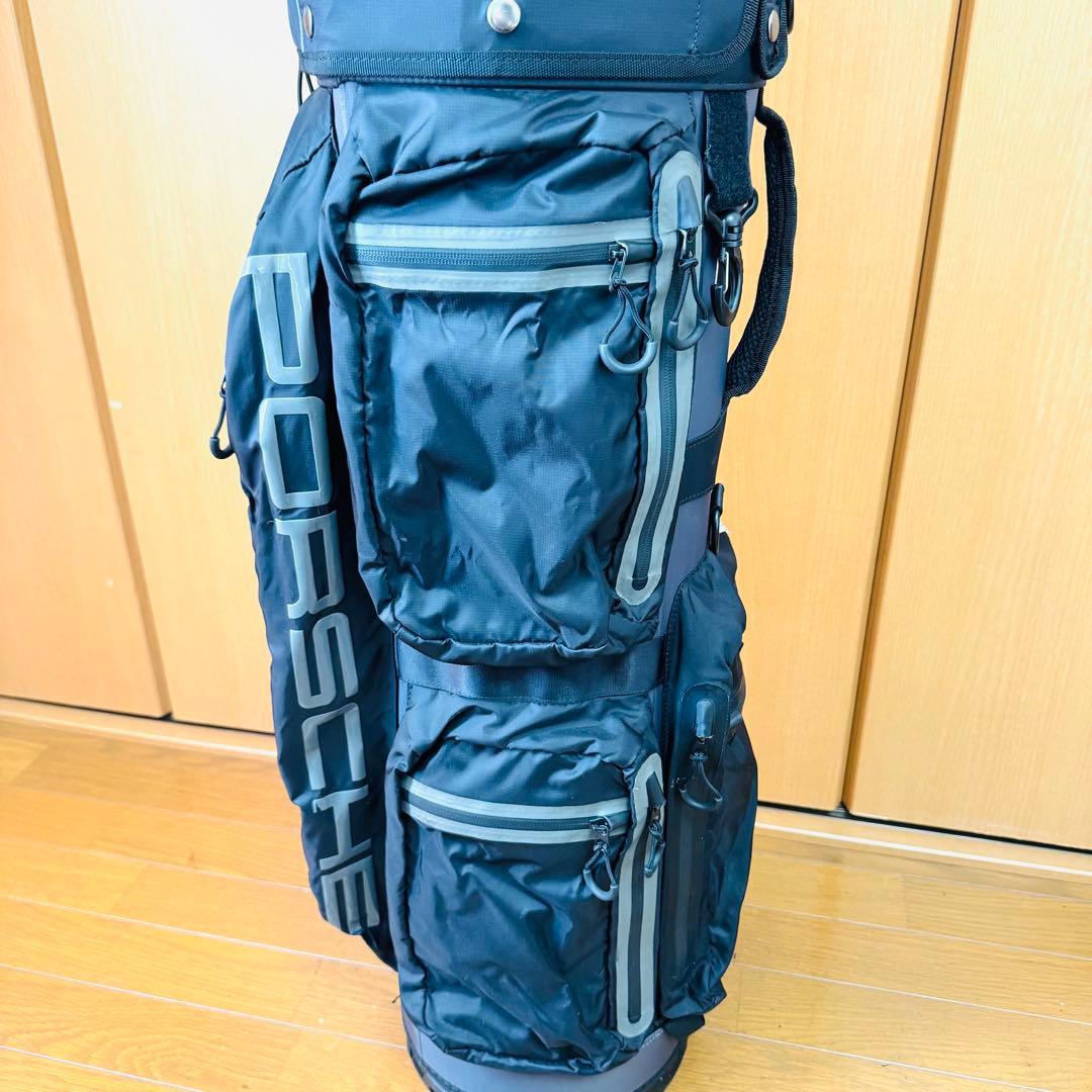 【希少】ポルシェ　PORSCHE 軽量　撥水　キャディバッグ　ブラック