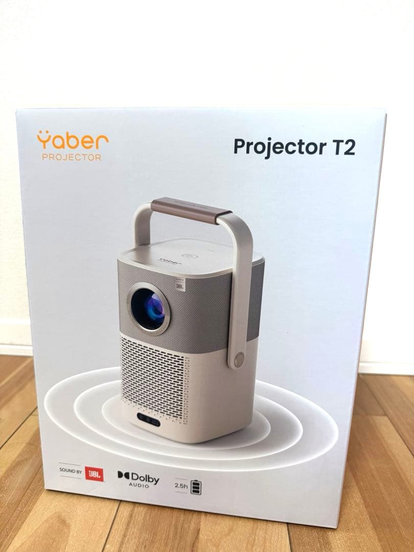 【未開封・半額以下】Yaber T2 高音質プロジェクター_JBLスピーカー