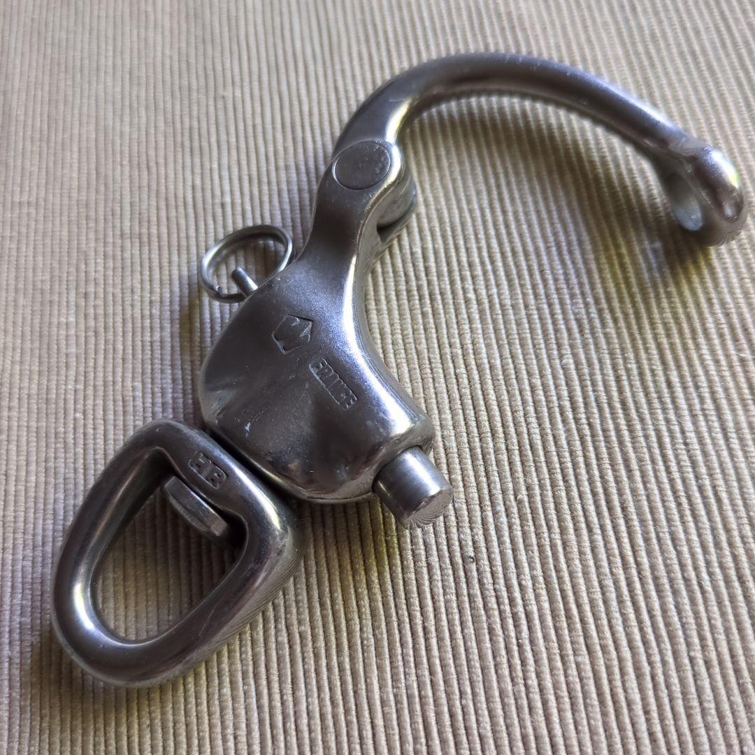 WICHARD ステンレス スイブル・スナップシャックル キーホルダー