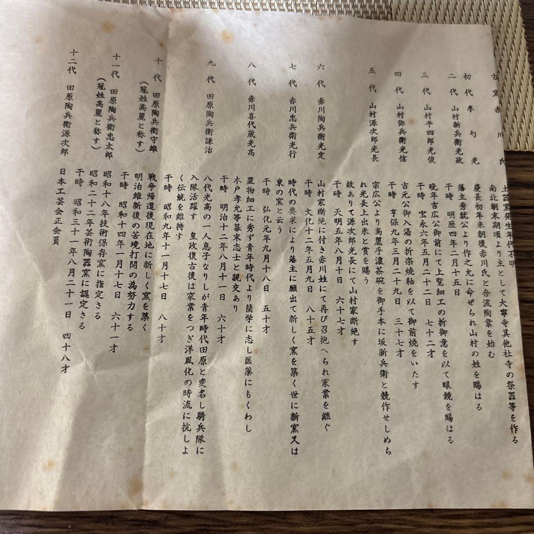 茶道具/菓子鉢 萩焼 十二代 田原陶兵衛