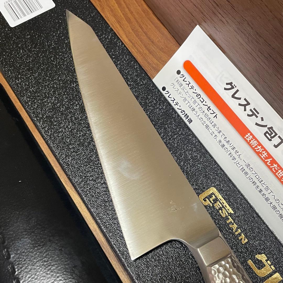 グレステン 包丁 420TM ガラスキ 箱付 美品