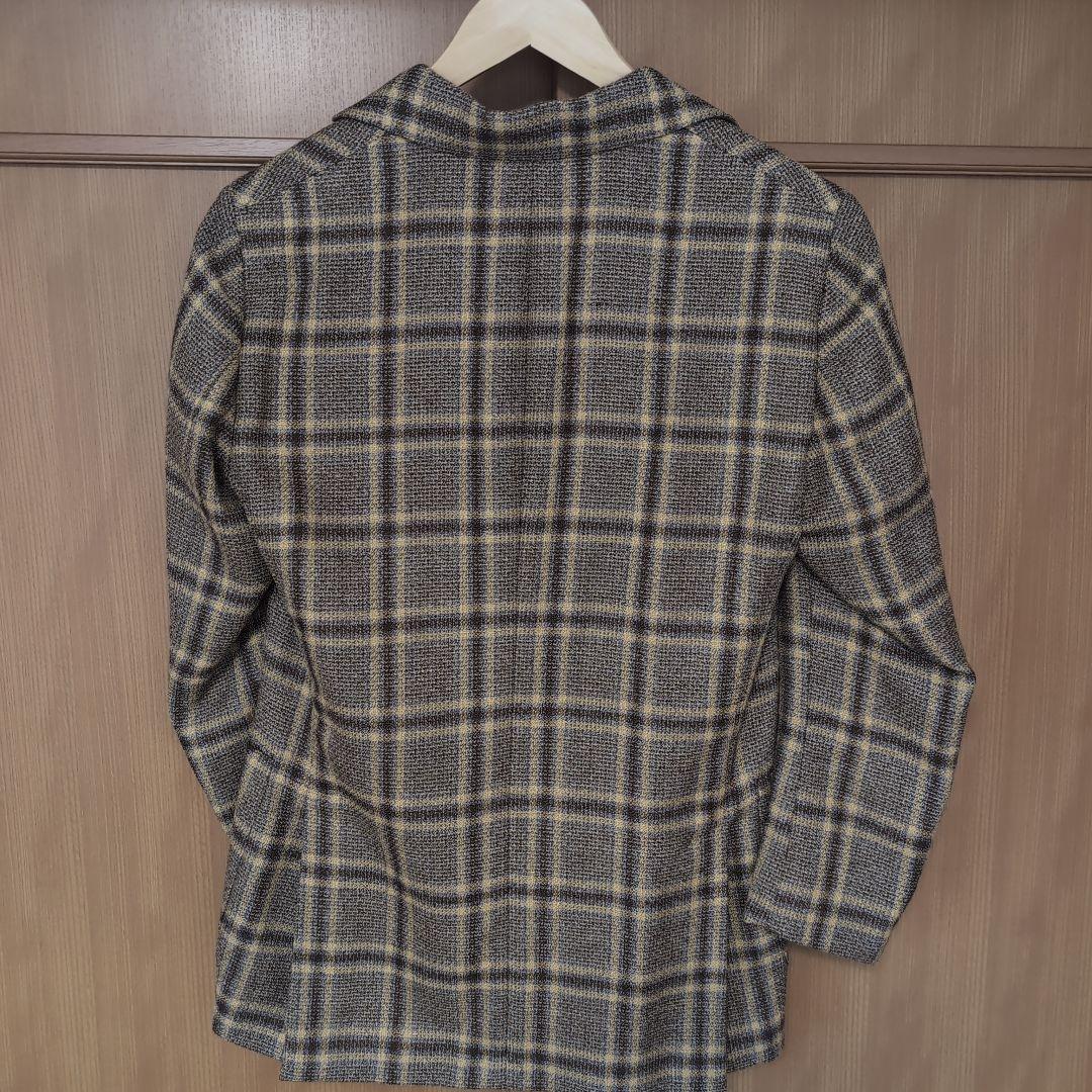 ラルディーニ ジャケット　LARDINIブラウンチェック