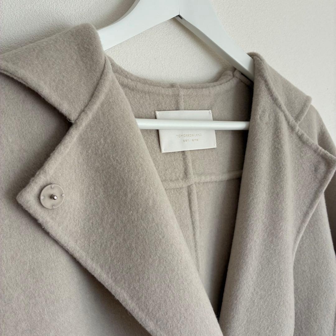 Ballsey プレミアムウールリバー フーデッドショートコート　ライトベージュ