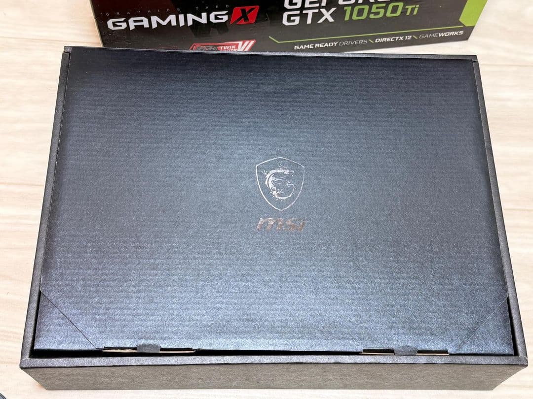 MSI GeForce GTX 1050 Ti Gaming X 動作確認済み