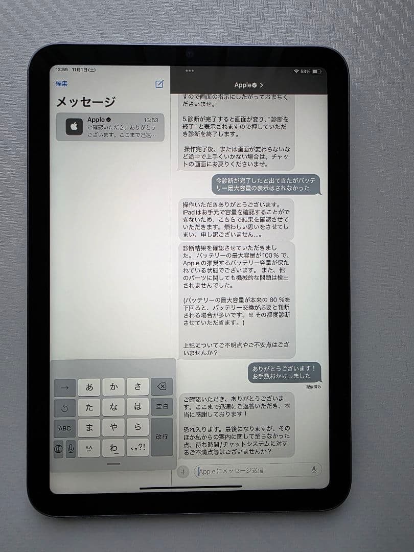 【最終価格】iPad mini 6 WiFi 256GB 最大容量100%