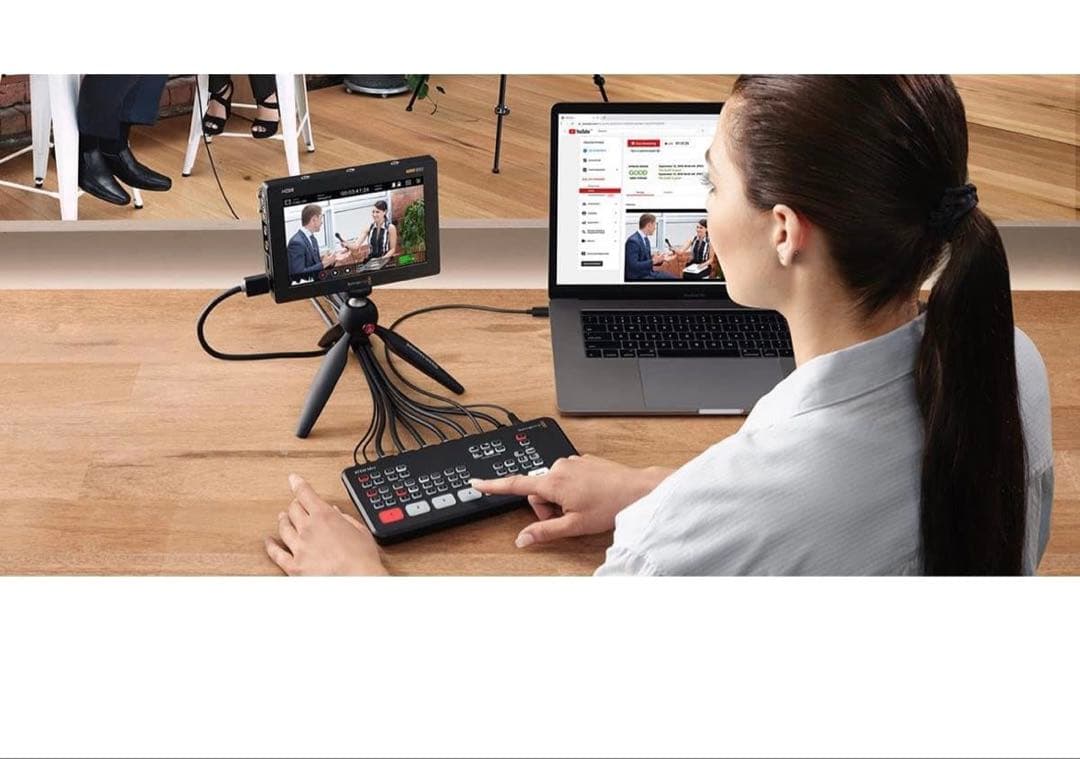 現状渡し価格　ATEM MINI 元箱、電源ケーブル、アダプター付き