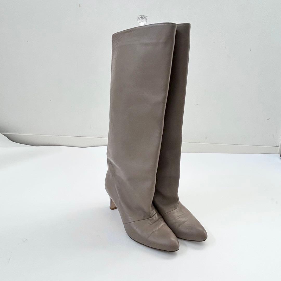 NEBULONIE ネブローニ ロングブーツ グレージュ 37