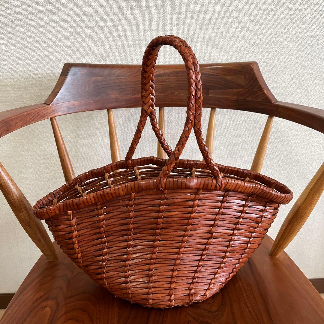 dragon ドラゴン　メッシュレザーカゴバッグ