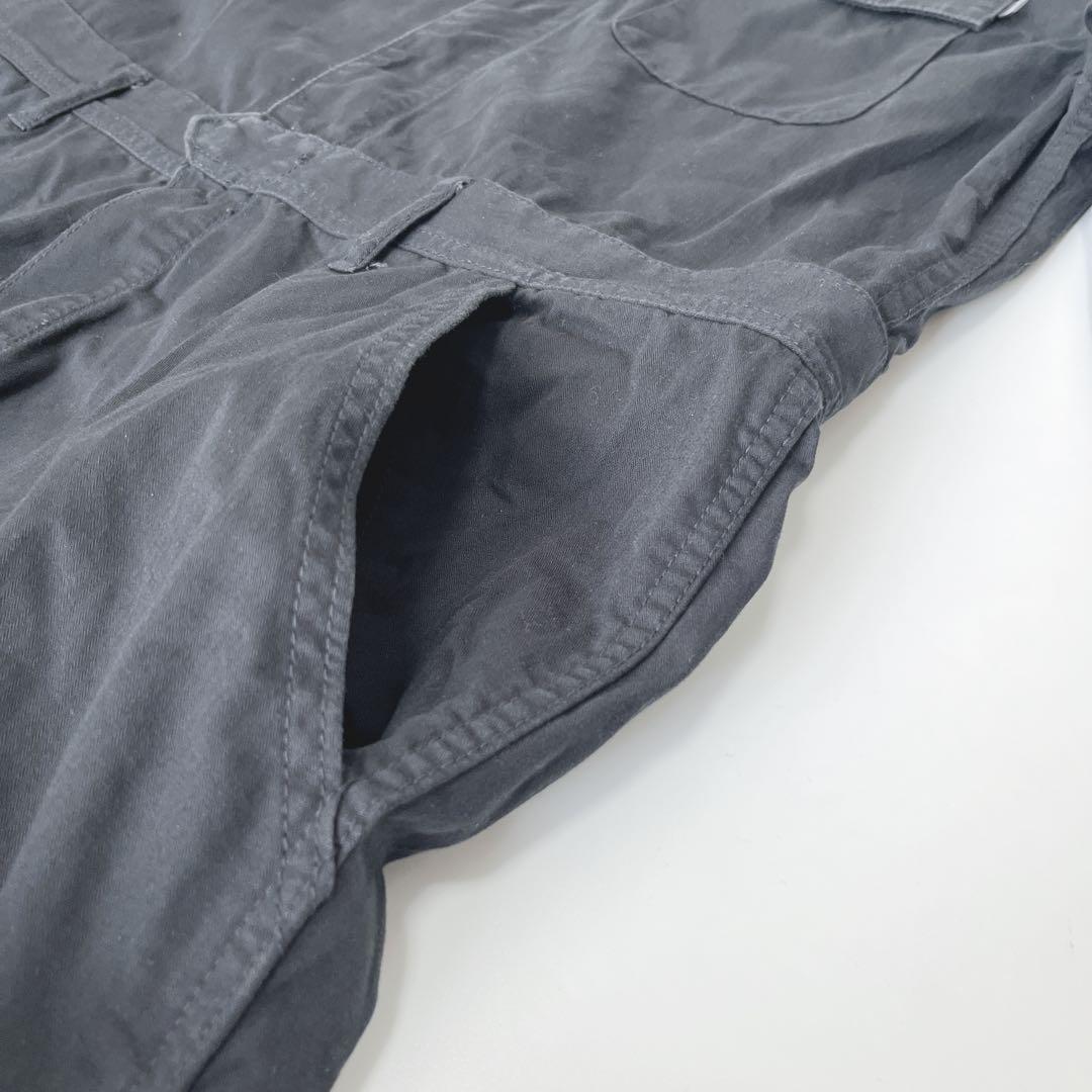 CUNEキューン うさぎプリント つなぎ オールインワン ブラック 2