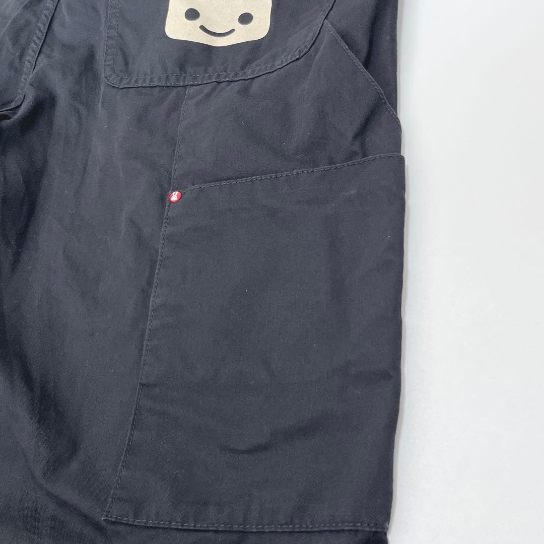 CUNEキューン うさぎプリント つなぎ オールインワン ブラック 2