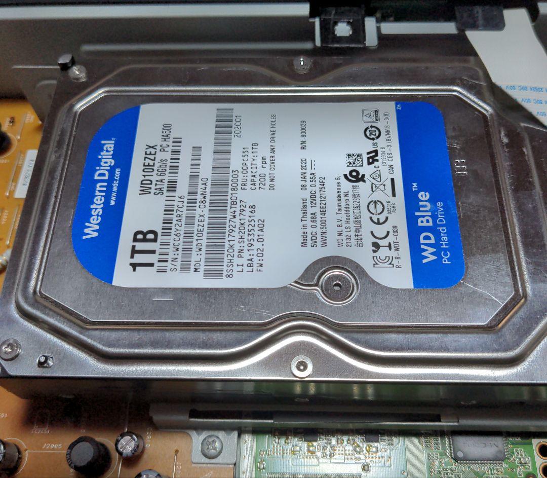 お得！録画時間３倍大増量！安心！予防保守！東芝ブルーレイレコーダーD-BZ510