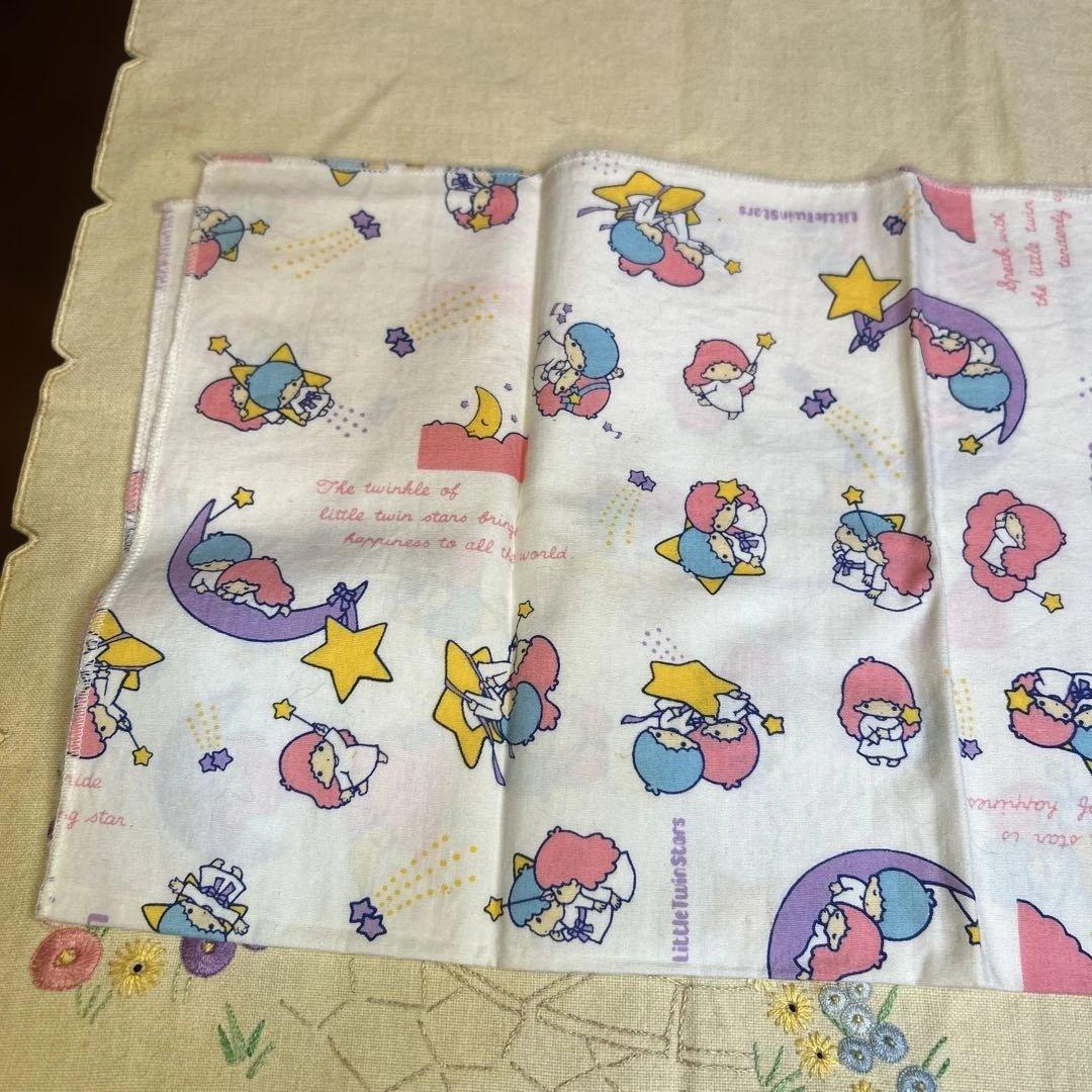 貴重キキララLittleTwinStarsお弁当箱箸箱ランチバッグクロス1976
