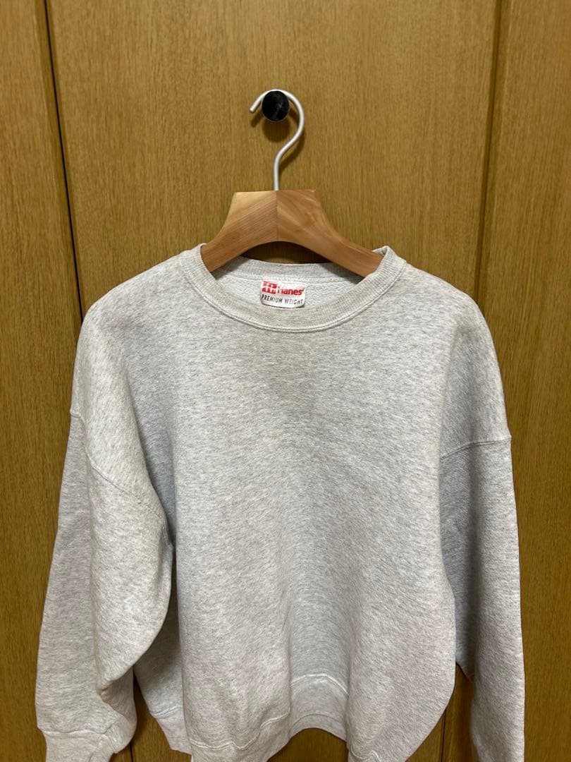 Hanes PREMIUM WEIGHT ライトグレー XL