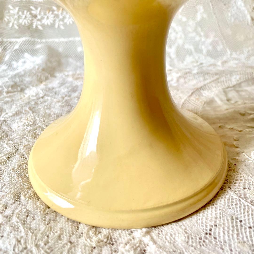 サルグミンヌ　コンポティエ　クリームイエロー　フランスアンティーク