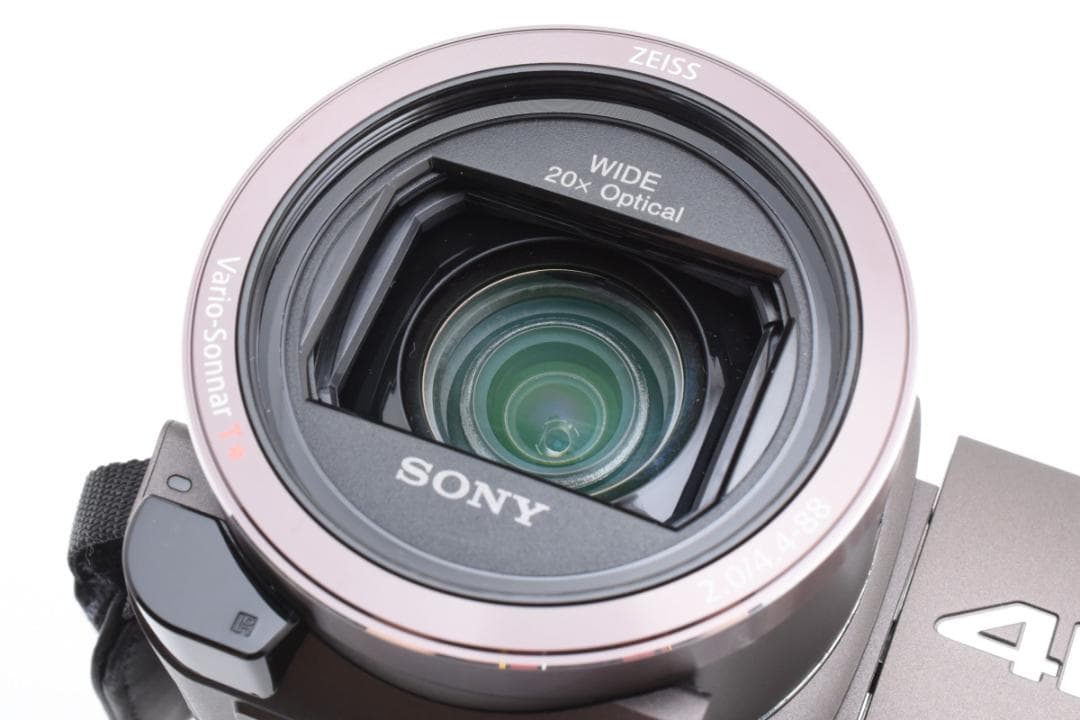 美品 SONY FDR-AX45 ブラウン 4K デジタル ビデオカメラ