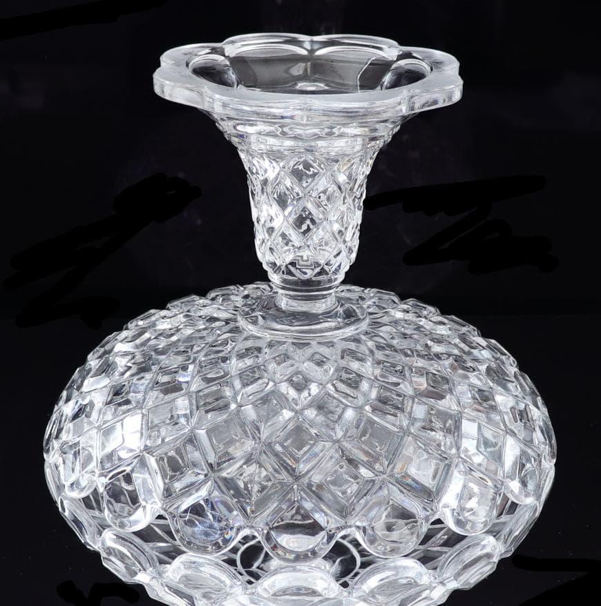 オールド・バカラ ディアマン・カレ 大型 22.7cm 1.5kg コンポート