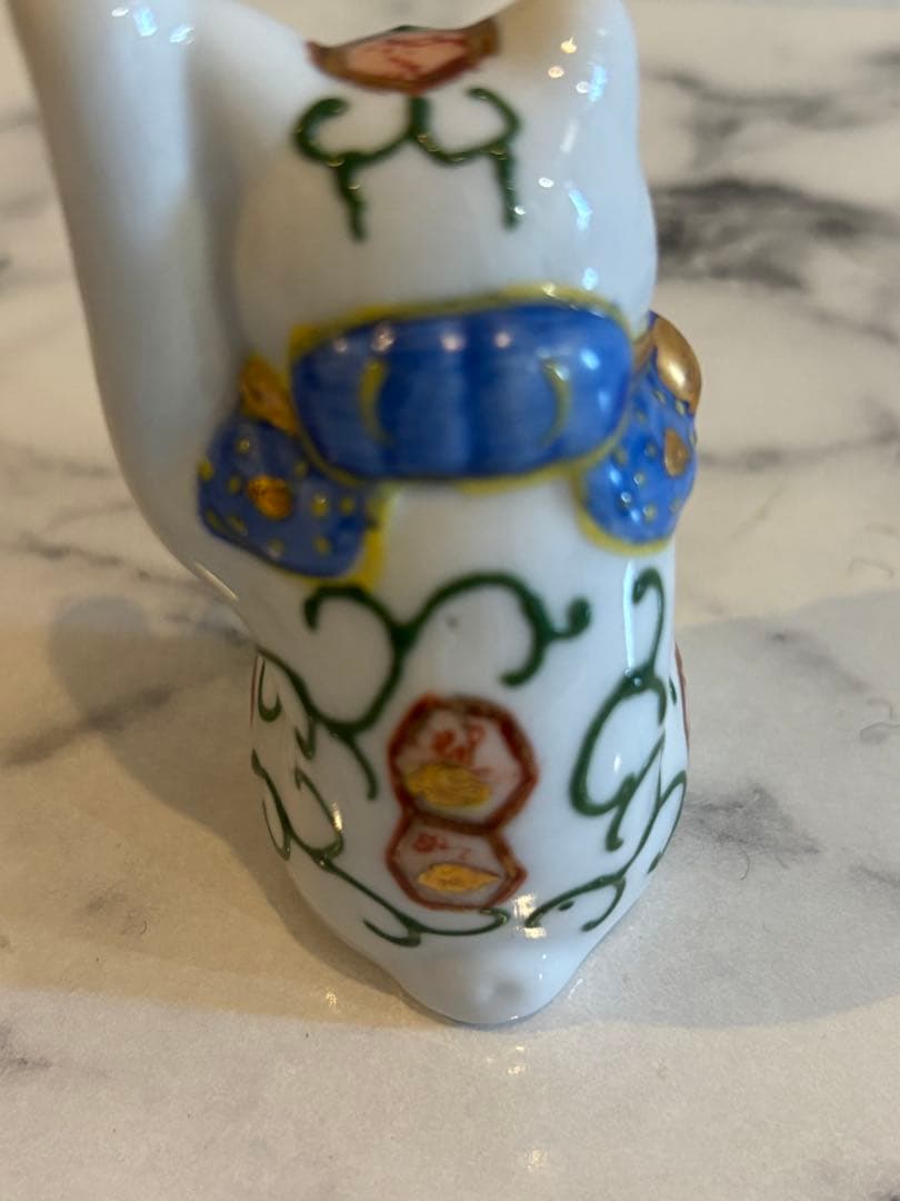 伊万里焼？ 招き猫　2体セット　美品