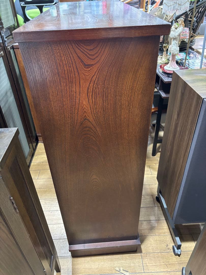 T60 飾り棚 レトロ 和 ガラス扉