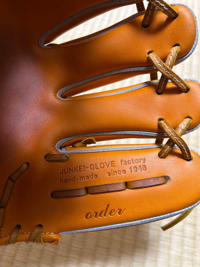 野球　グラブ　ジュンケイグラブ　内野用　オーダー