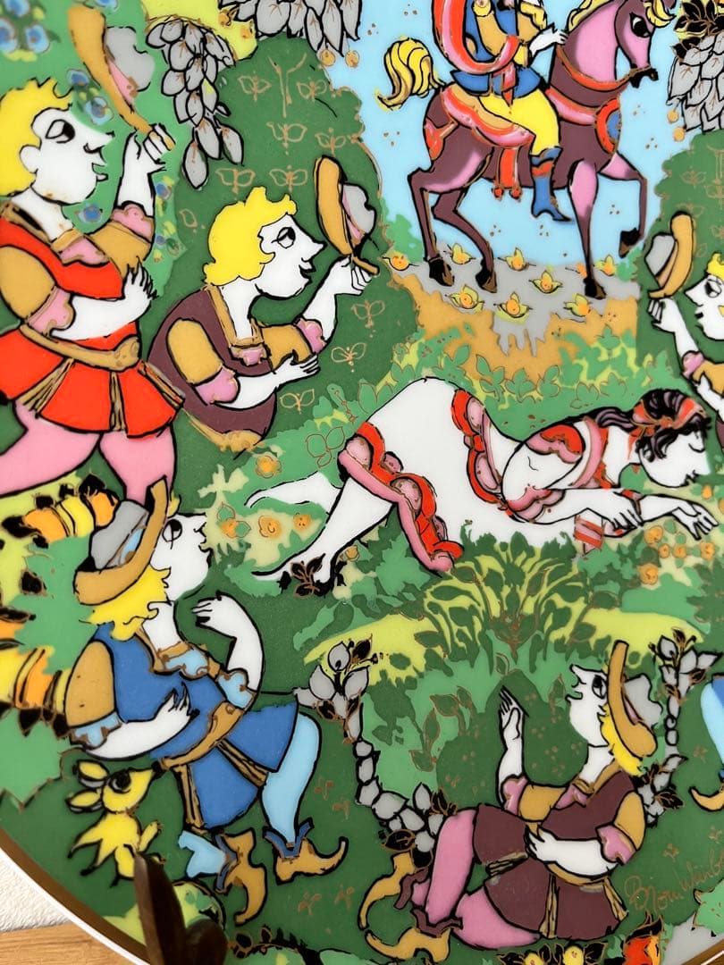 ビョルン・ヴィンブラッド ローゼンタール 絵皿 プレート 北欧ビンテージ