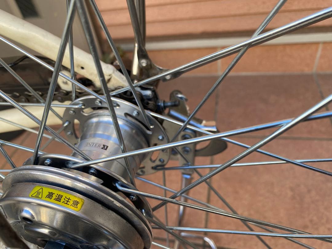 電動自転車　PAS CITY バッテリー、後輪廻り新品交換済み　指定地域無料配送