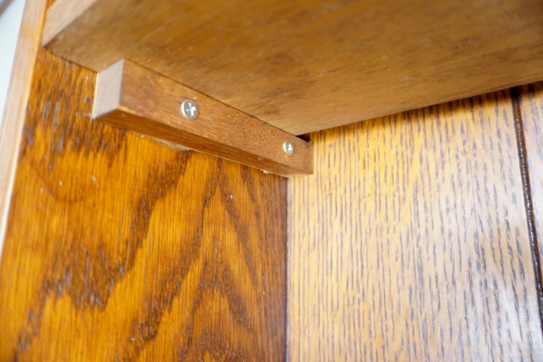 イギリス アンティーク 食器棚 カップボード H210cm