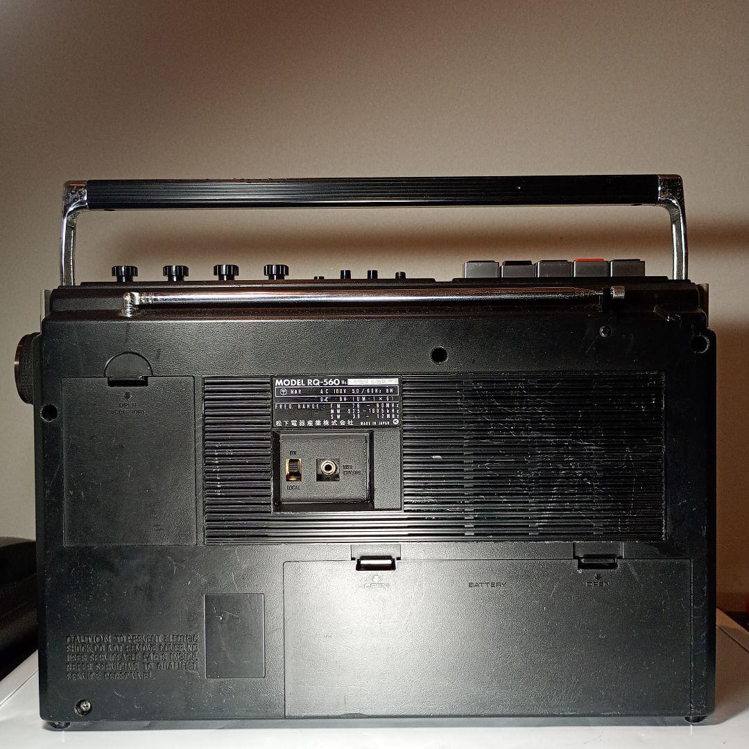 松下電器　ラジカセ　RQ-560　モーター＆ベルト交換済み　動作品