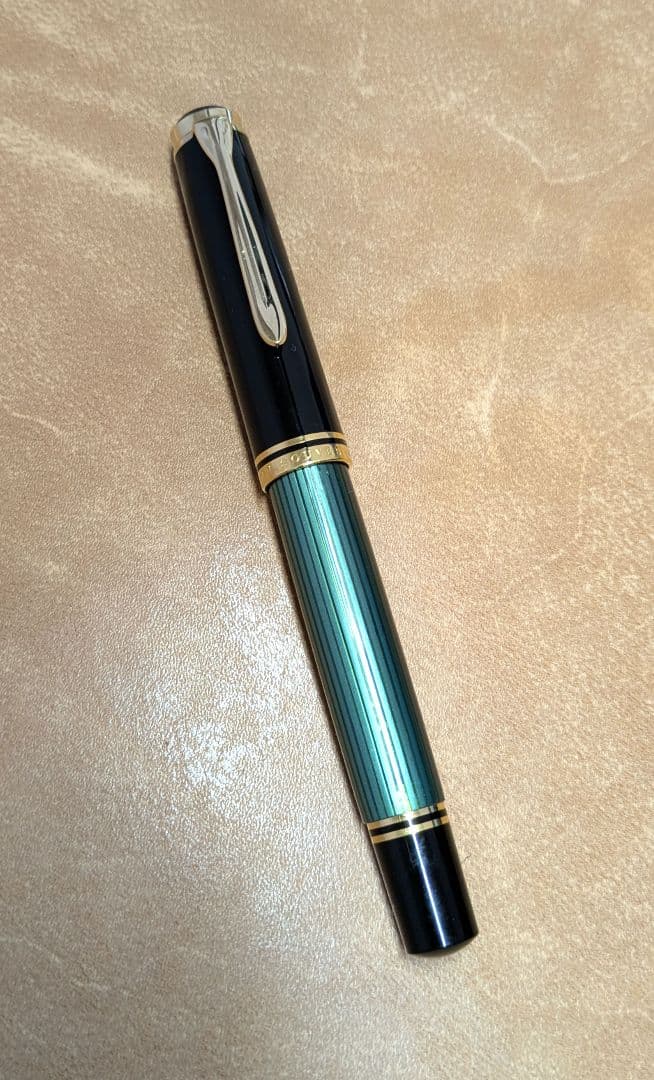 【ジャンク品】ペリカン スーベレーン M800 万年筆 緑縞
