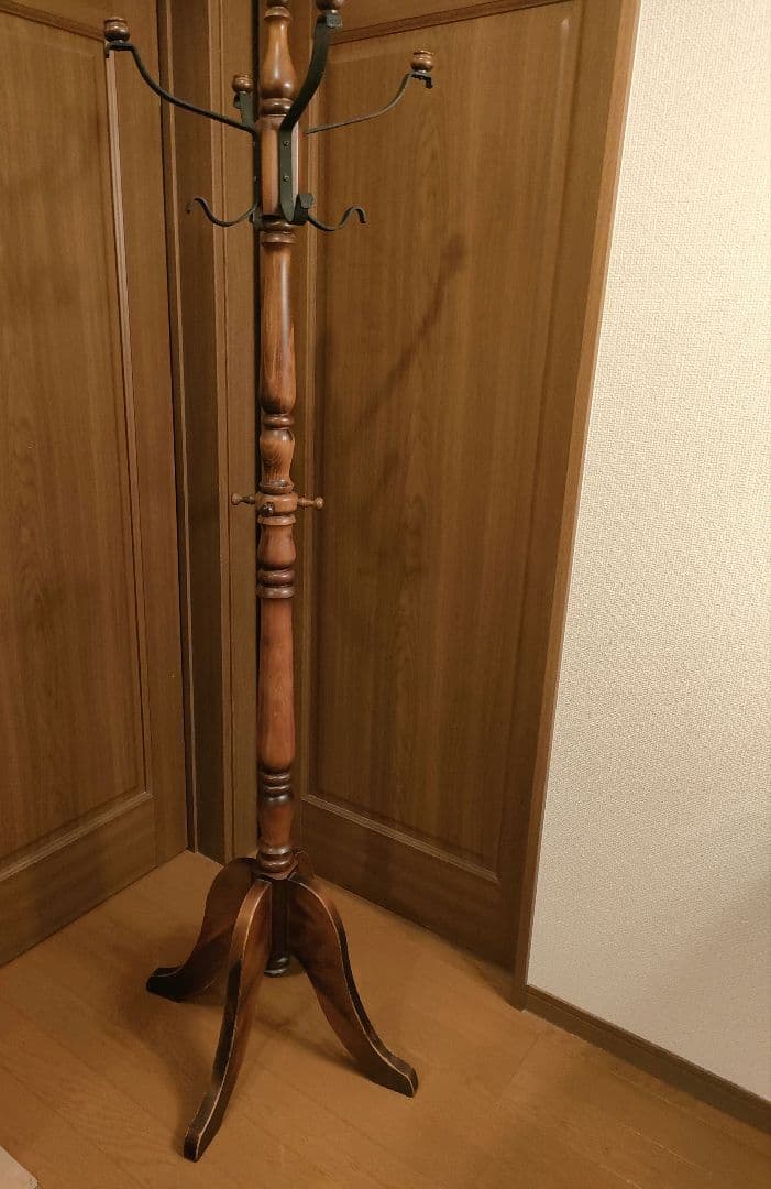 【高級】Karimoku コロニアル ポールハンガー カリモク アンティーク