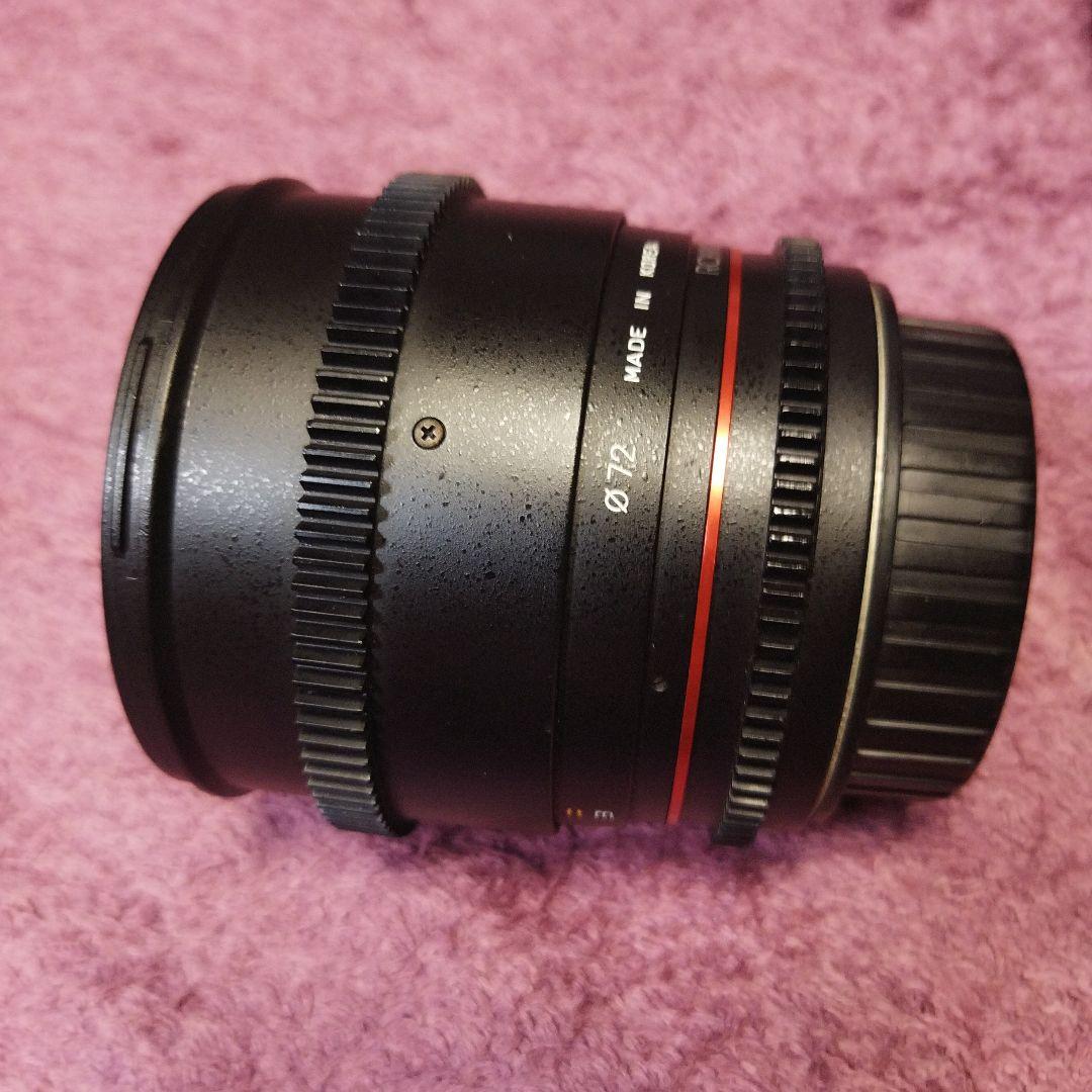 ROKINON キャノンマウント　85mm F1.4 cinema用
