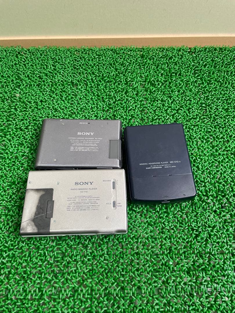 SHARP,SONY ウォークマン　MDプレーヤー　3点セット 　(ジャンク品)