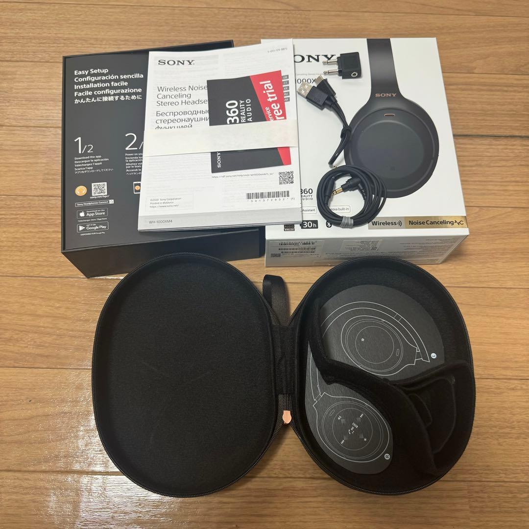 ヘッドホン SONY WH-1000XM4 BLACK