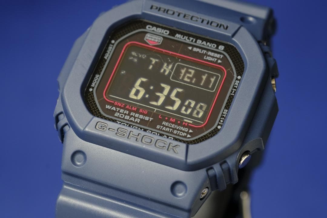 【中古】G-SHOCK GW-M5610U ネイビー 電波ソーラー(117)