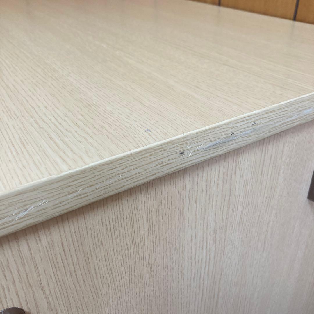 ニトリ　学習机　机のみ　引き出し2つ　フック2つ