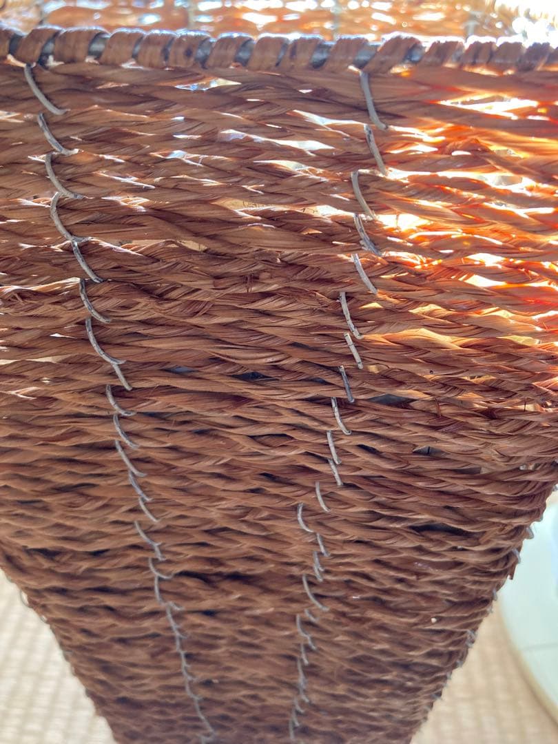 花瓶バスケット　インテリアかご