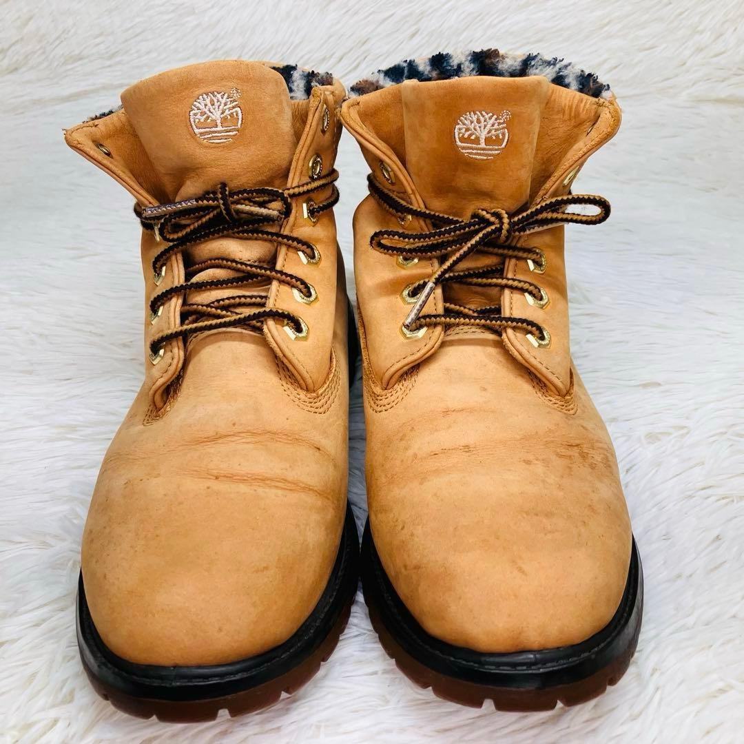 【限定モデル】ティンバーランド7.5WROLL TOP BOOTSレオパ－ド柄