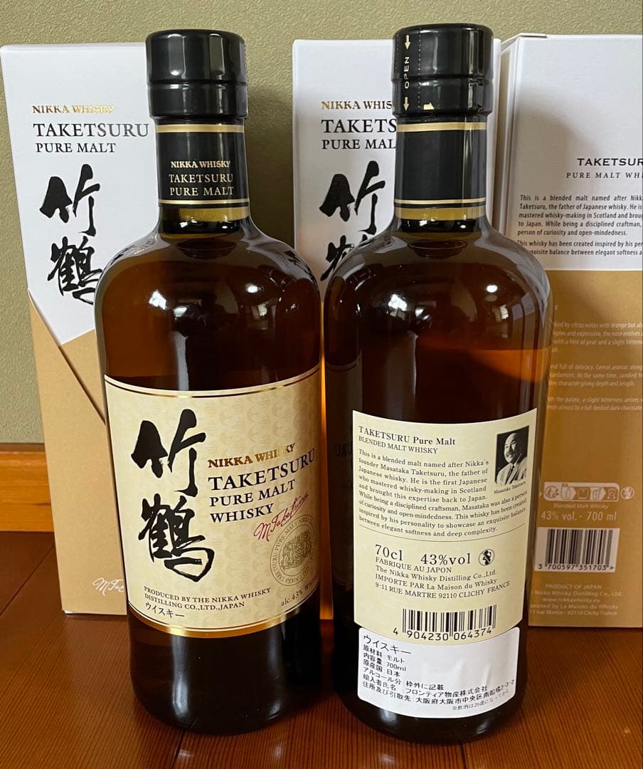 特価　ニッカ　竹鶴　ピュアモルト　箱付　700ml 6本セット　NIKKA