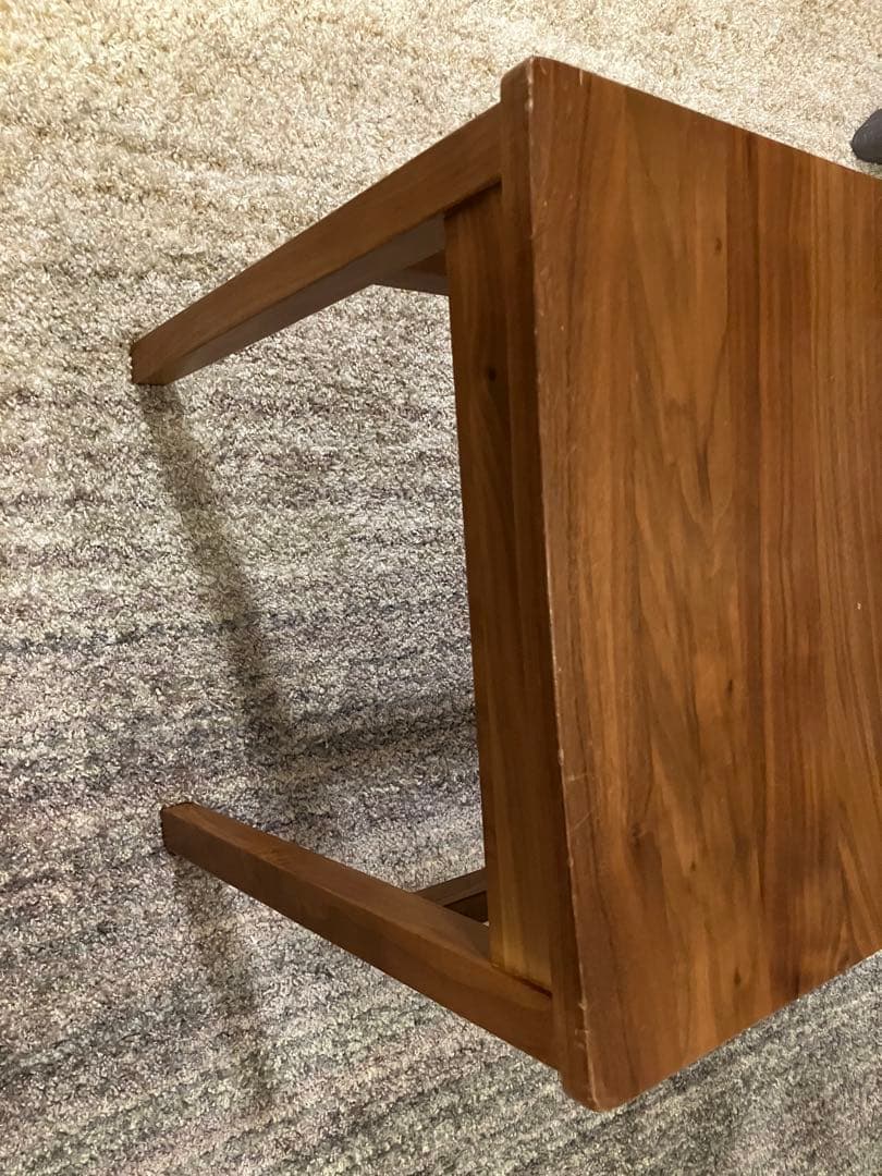 無印良品　無垢材チェア　ウォールナット　2脚セット　椅子のみ