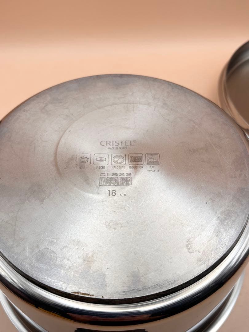 18cm CRISTEL クリステル　グラフィット 深鍋
