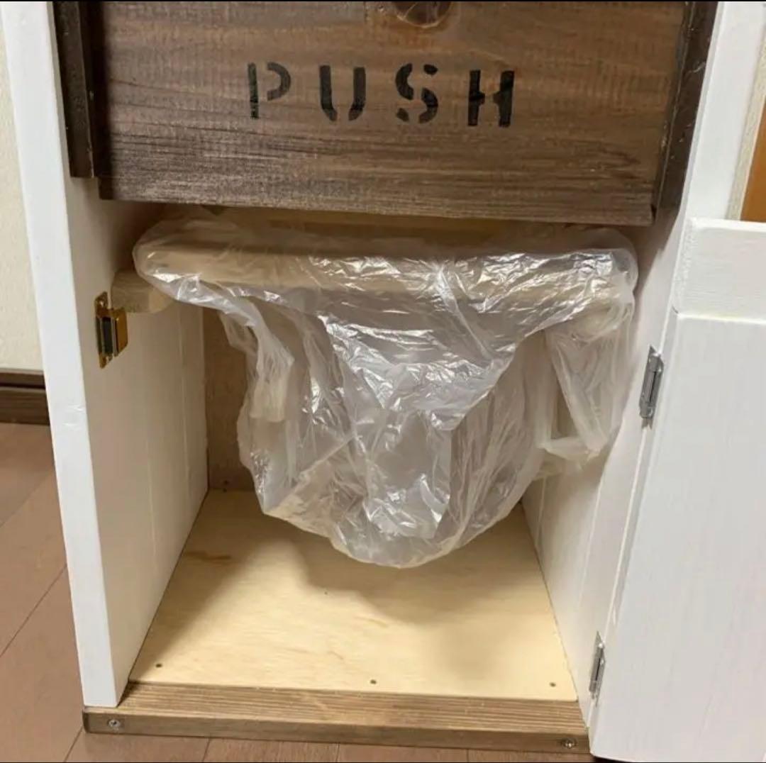 ダストボックス　アメリカン　お洒落ゴミ箱　分別ゴミ箱　木製