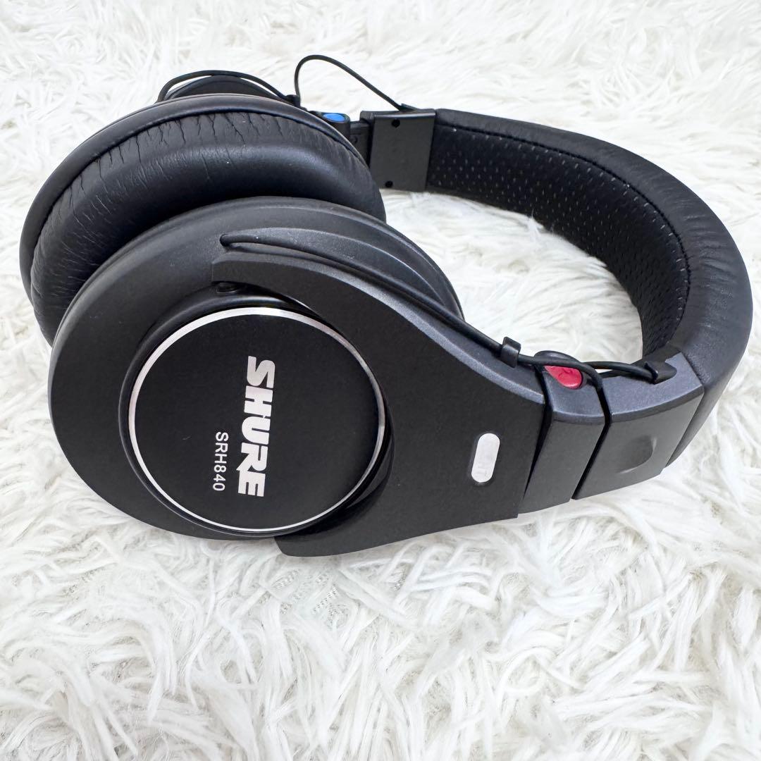 美品 SHURE SRH840-BK-A モニター用 ヘッドホン
