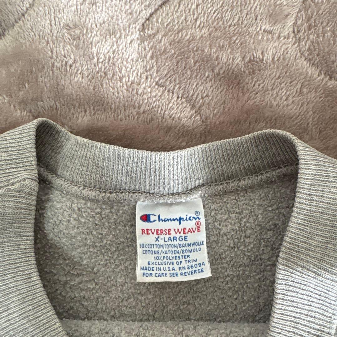 USA製 90's champion チャンピオン リバースウィーブ グレー