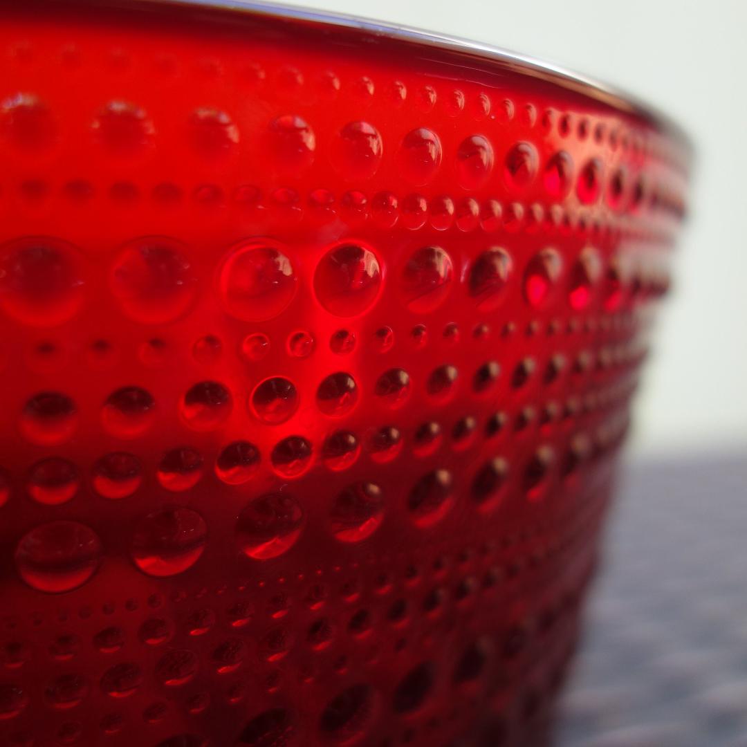 イッタラ カステヘルミ 《サービング ボウル1.9L》大型 レッド=廃版レア品