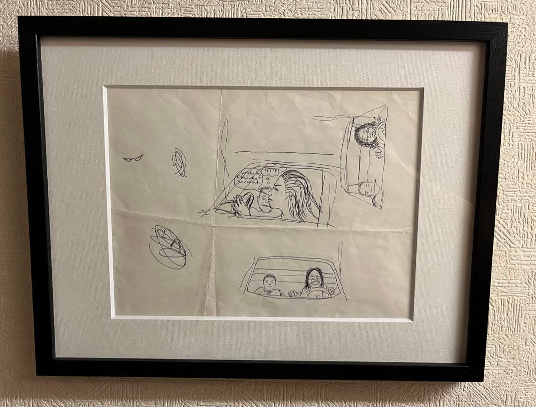 Mark Gonzales マークゴンザレス GONZ 原画 ATM 広告