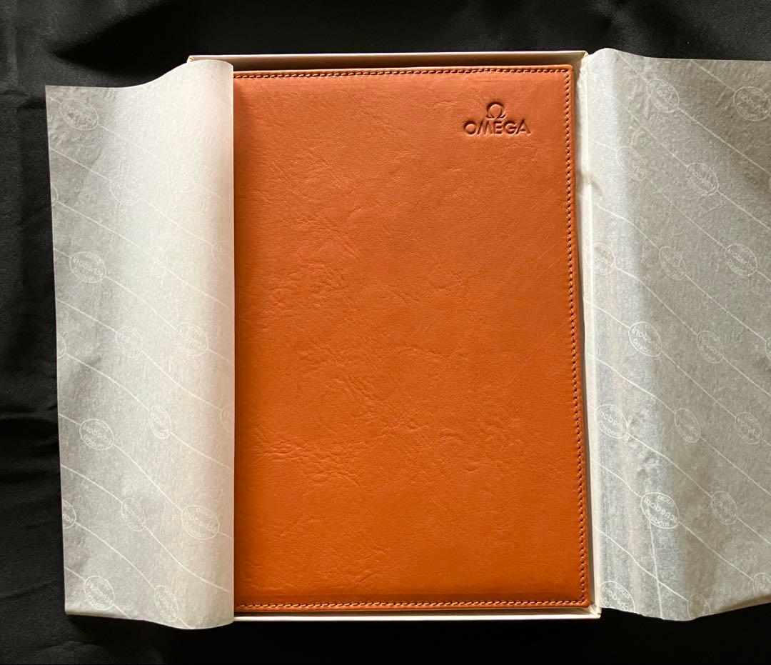 schedoni スケドーニ　メモ帳革カバー オメガ150周年記念 フェラーリ