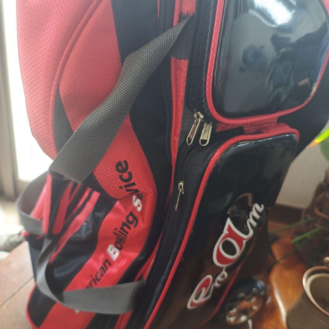 ABS ボウリング用バッグ キャスター付き レッド