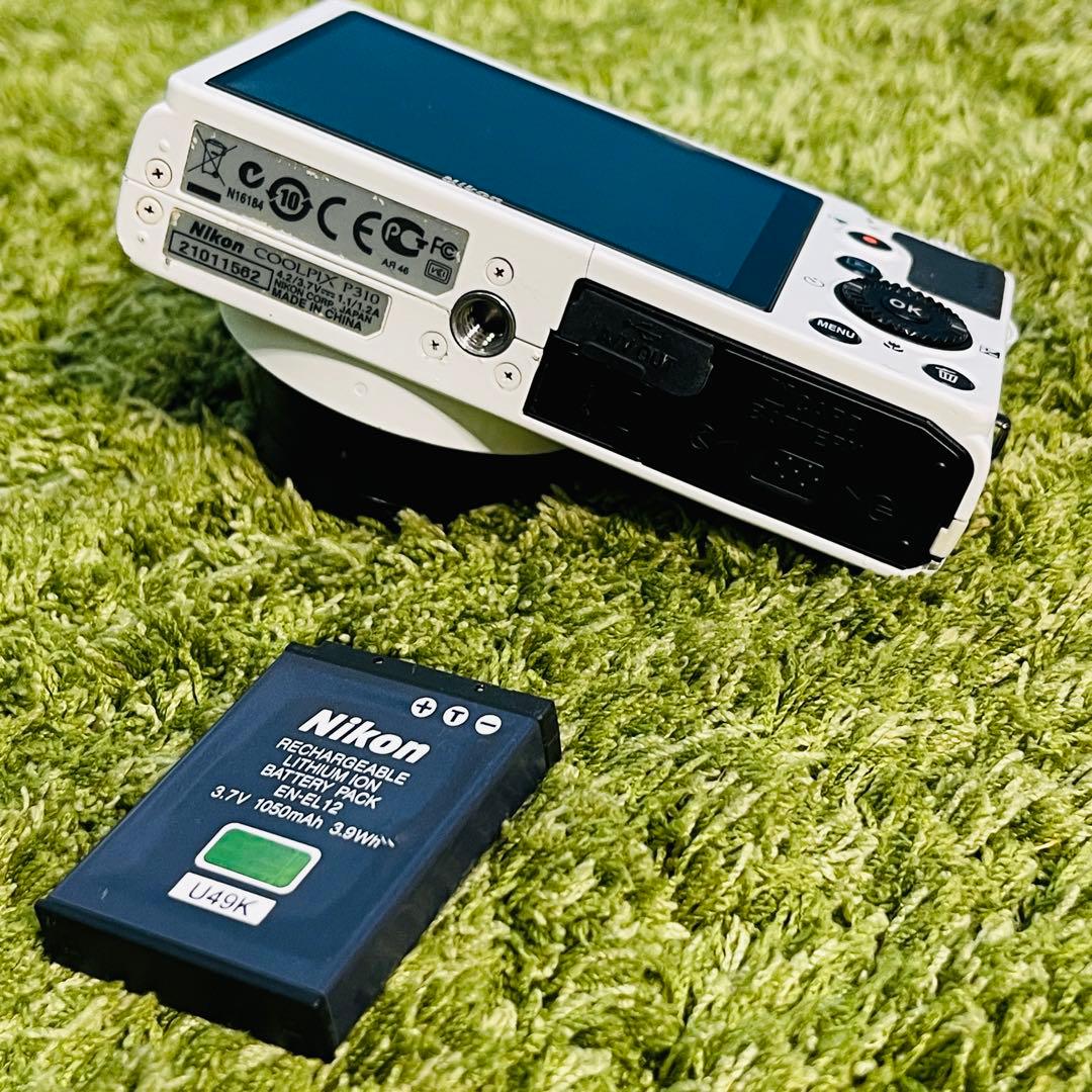 Nikon coolpix p310 デジタルカメラ ホワイト 本体ジャンク品