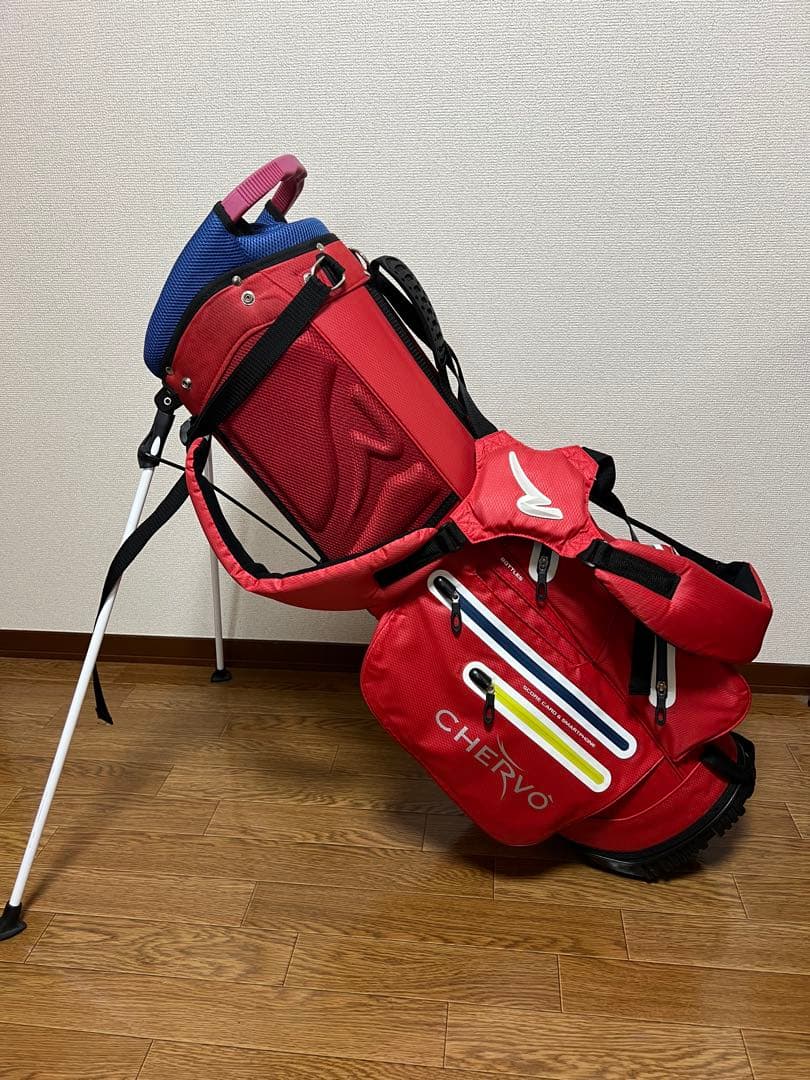 CHERVO AQUABLOCK ゴルフバッグ 赤