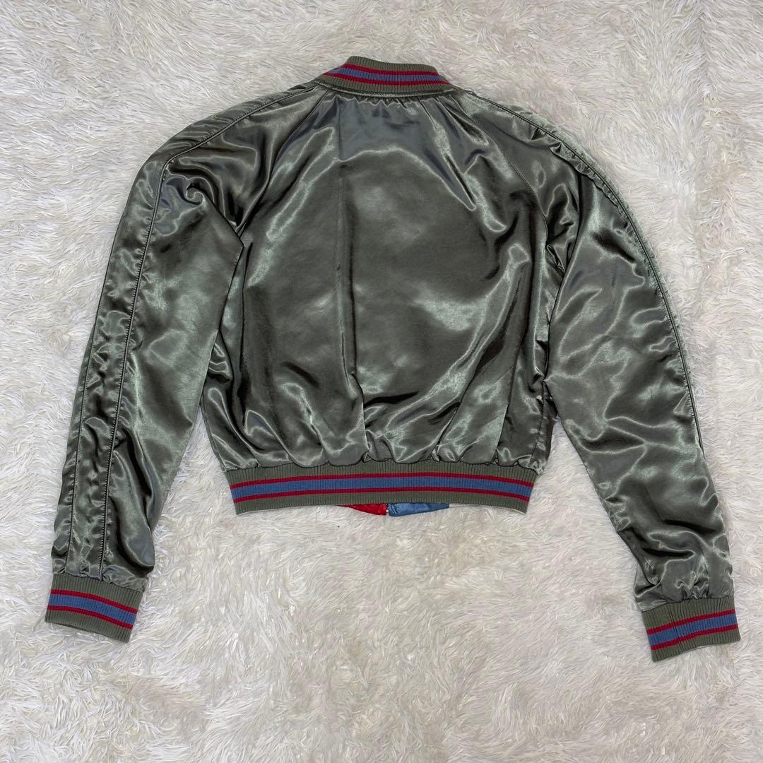 【美品】DIESEL ディーゼル レディース リバーシブル ブルゾン 刺繍