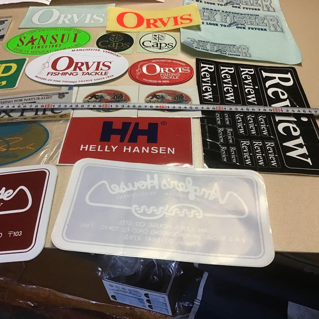 フライフィッシング　ステッカー　31枚　2シート　+2 追加9枚